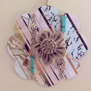 HANDCRAFTED | Original Pastel Flower Memo Board